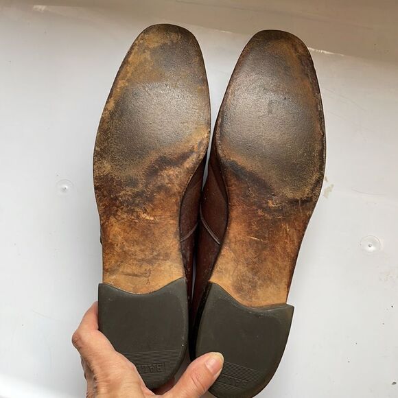 Vintage Bally of Switzerland Marlon brown‎ leather slip on loafers main image 4